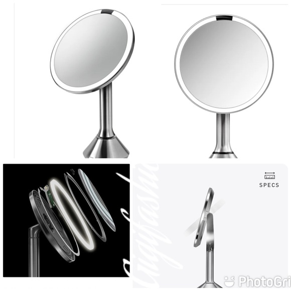 Simplehuman 8”ROSE GOLD  Sensor Mirror - Picture 4 of 13